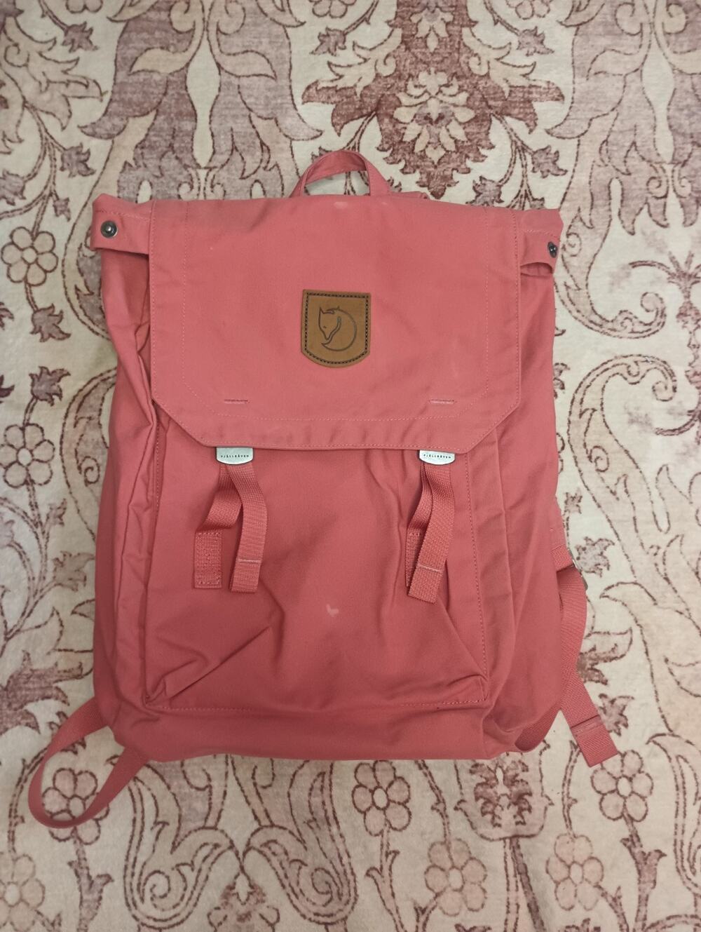 Fjallraven Foldsack No 1 Satchel Backpack Vinyl Pink Outdoor School Hiking